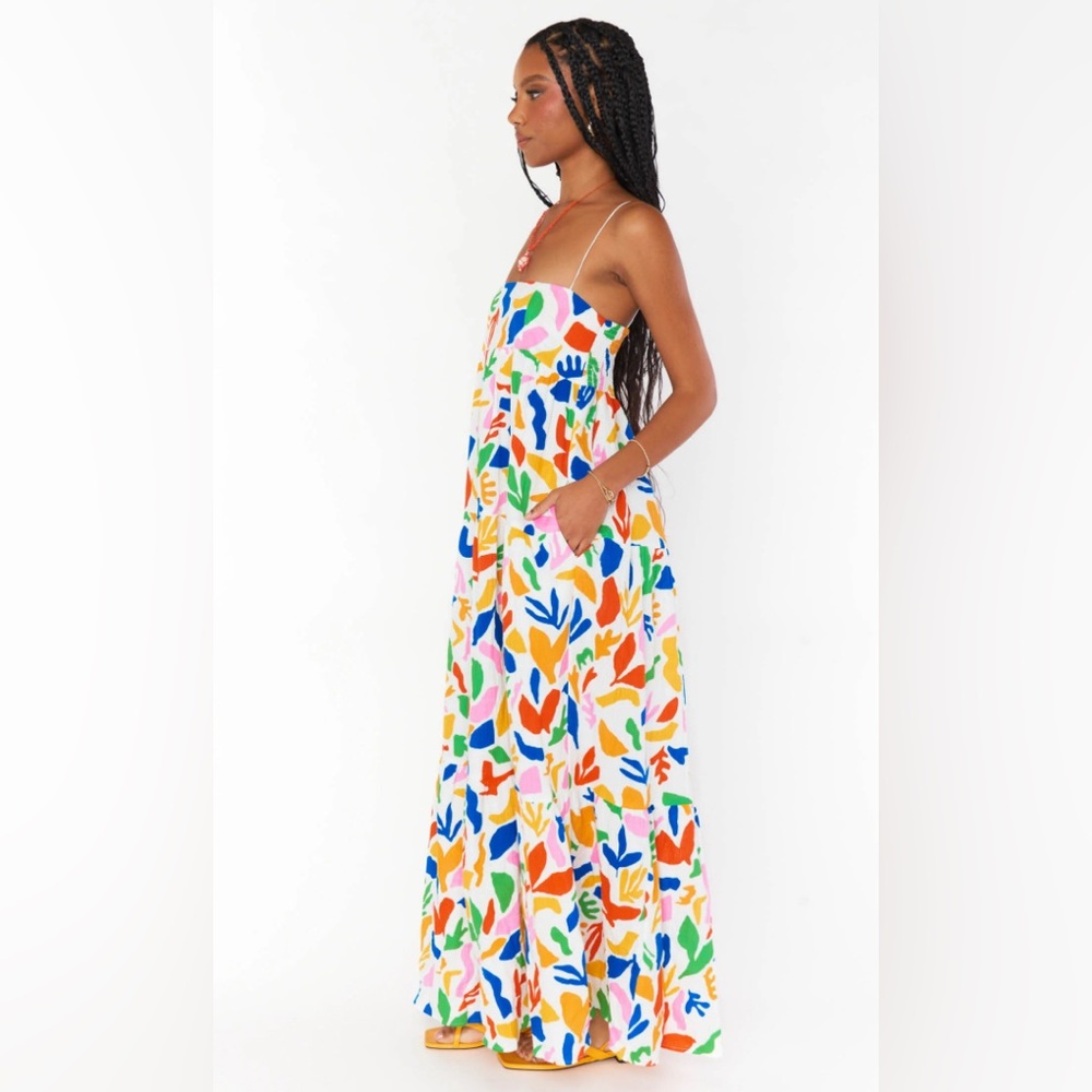 Show Me Your Mumu Long Weekend Maxi Dress Double Gauze Cotton Small